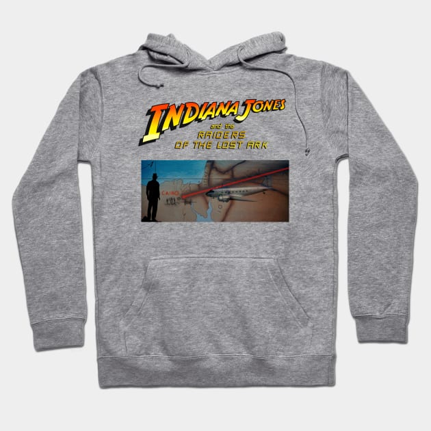 Indiana Jones and The Raiders Of The Lost Ark Hoodie by Buff Geeks Art